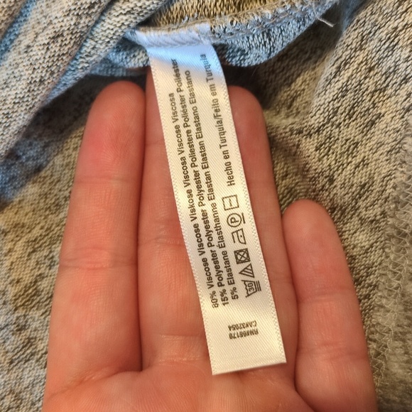 Anthropologie | Grey | Slouchy Sweatshirt | Buttery Soft | Size Sm Petite | NWT - Picture 10 of 11